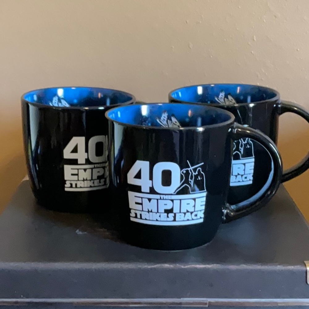 Star Wars 40th Anniversary The Empire Strikes 3D Mug Set Exogorth Space Slug